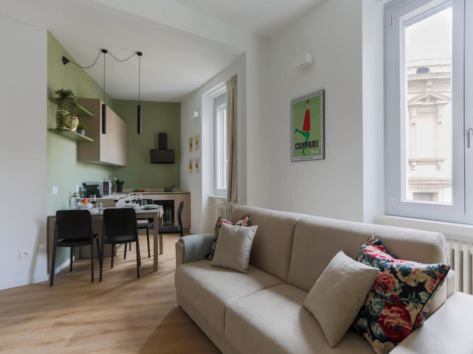 The Best Rent - Spacious And Renovated Two-Bedroom Apartment Downtown Mailand Exterior foto